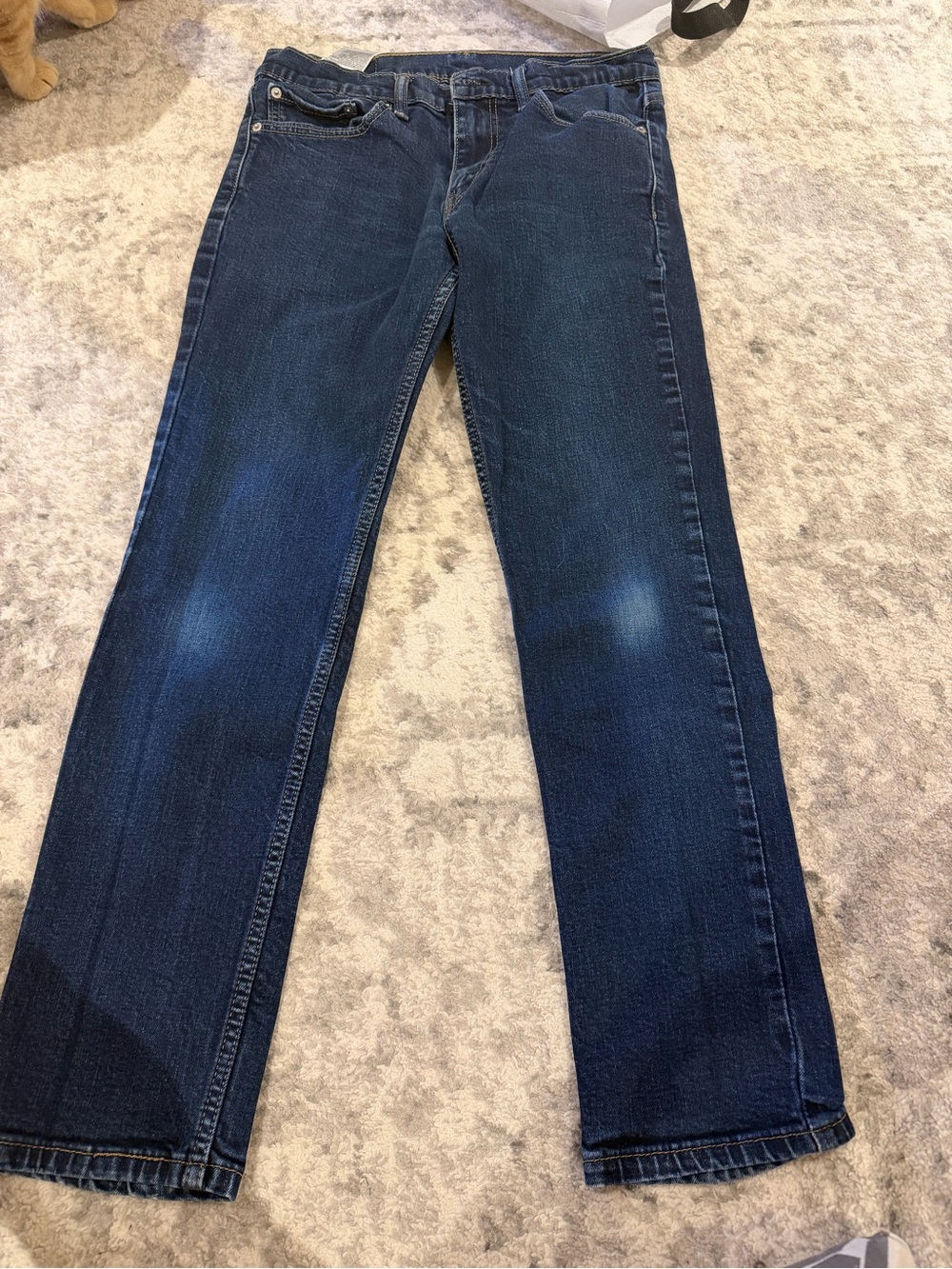 Men's Levi’s 511 Dark Blue Straight-Leg Jeans